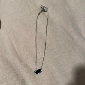 Kendra Scott Black and Silver necklace